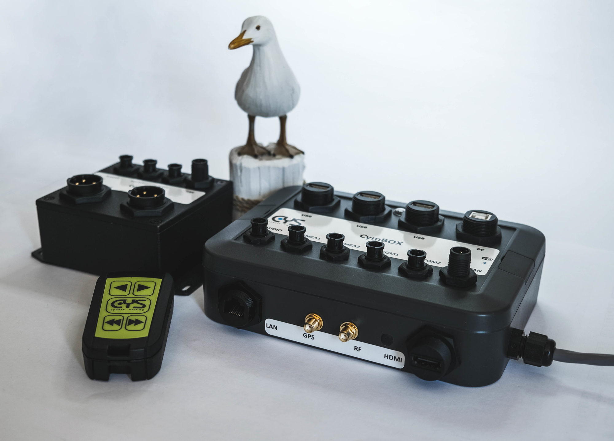 sailingboat autopilot  - CysBOX system - modules and remote control with the seagull ...