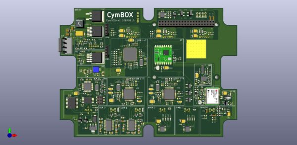 Autopilot CysBOX - proto 3D PCB view