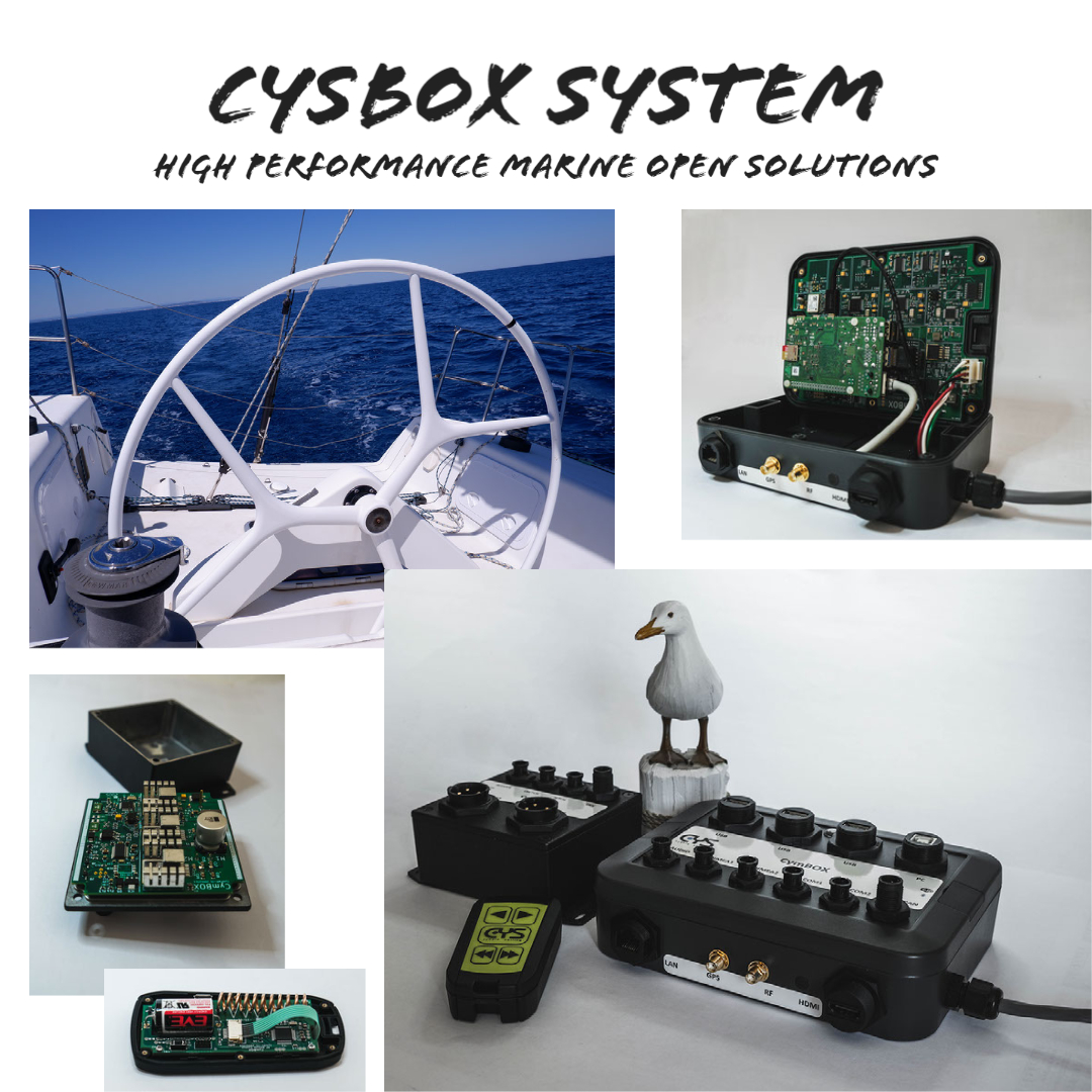 pilote automatique pour voiliers - CysBOX modules